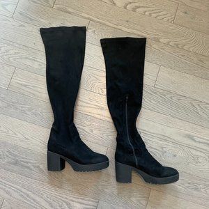 Forever 21 Over the Knee Faux Suede Boots